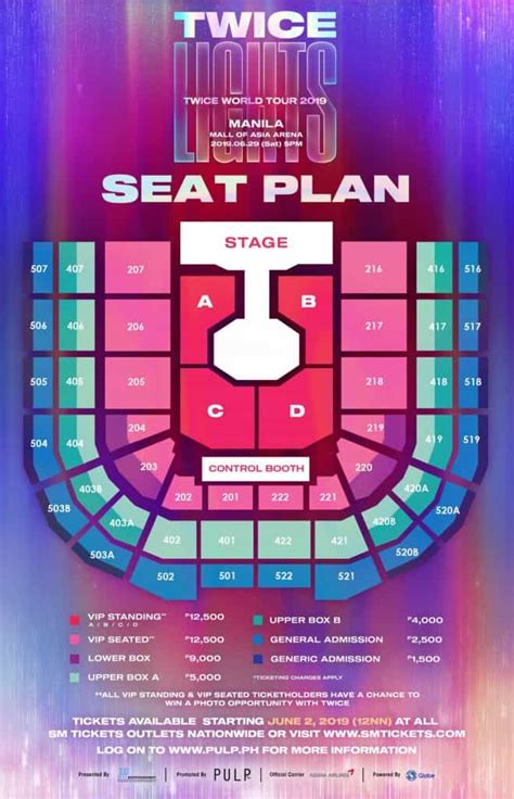 twicelights manila|Ticket prices and seat layout released for .